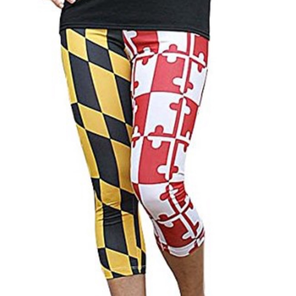 Maryland Flag capri leggings Unbranded